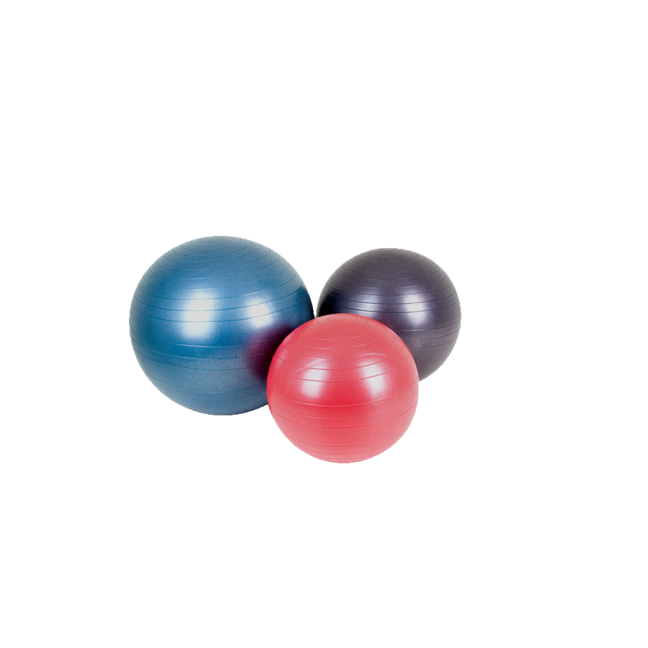 Anti-burst gymnastics ball