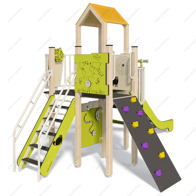Mast Play Complex for Kids – Safe, Compact Playground with Slide, Climber & Learning Features