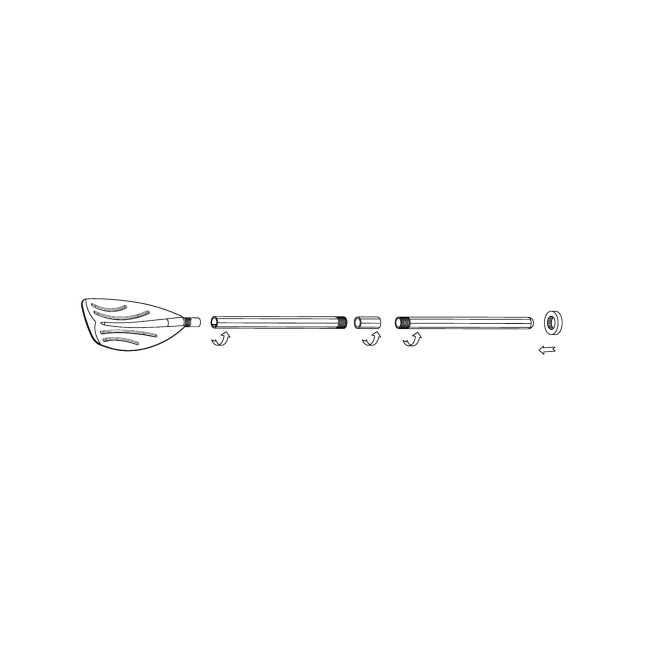 Wiosła do pontonu 2 szt 122 cm Jednopiórowe 59623 INTEX