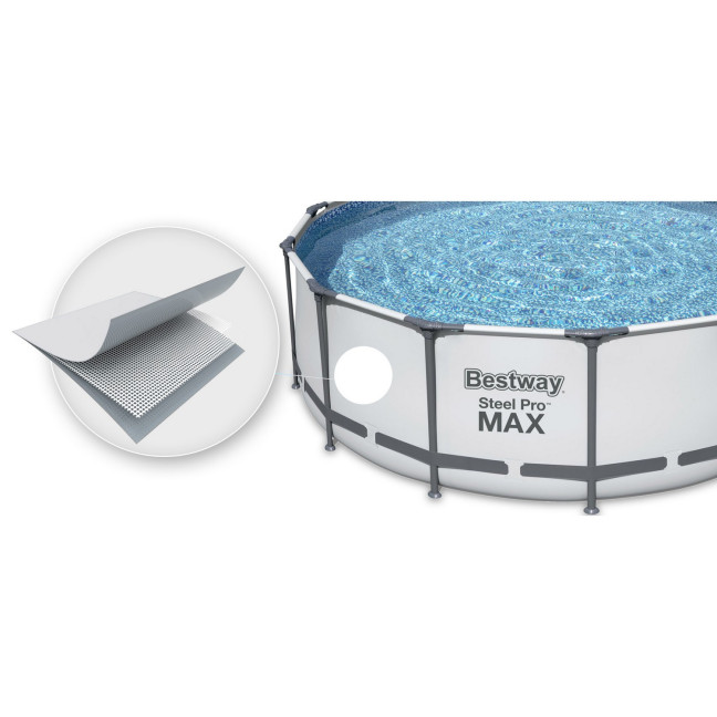 Garden pool of 366 x 122 cm 18in1 Bestway 56420 + bubble machine for free